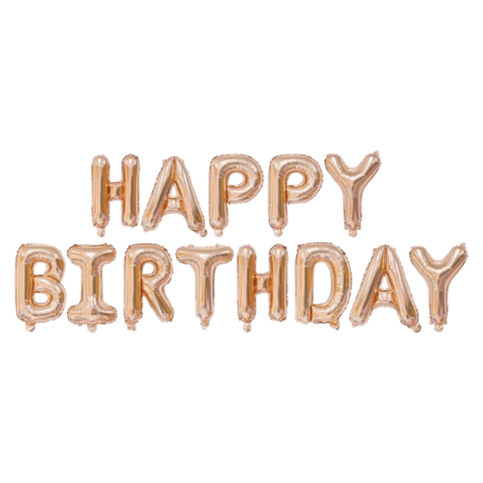 16" Balloon Banner - Happy Birthday - Winner Party