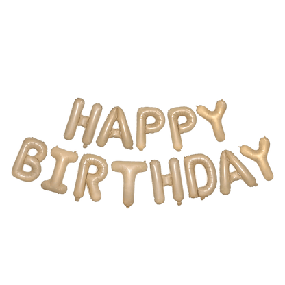 16" Balloon Banner - Happy Birthday - Winner Party