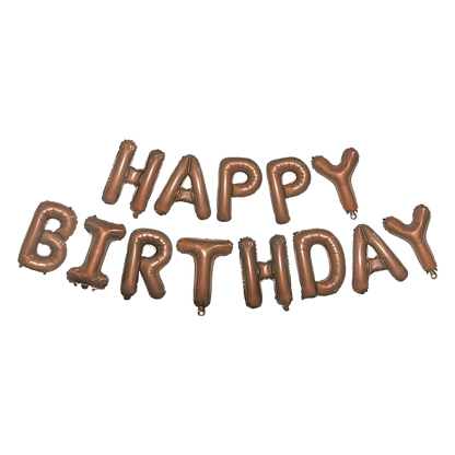 16" Balloon Banner - Happy Birthday - Winner Party
