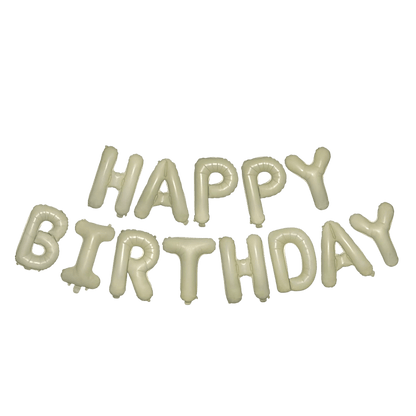 16" Balloon Banner - Happy Birthday - Winner Party