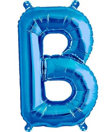 34" Balloon Letters - Blue - Party America