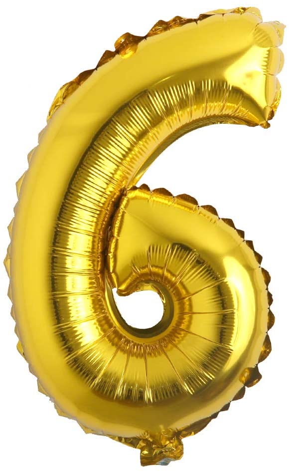 16" Balloon Numbers - Gold - Party America