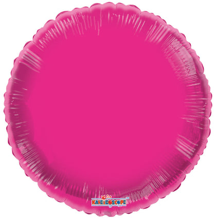 Neon Hot Pink Circle 18″ Balloon