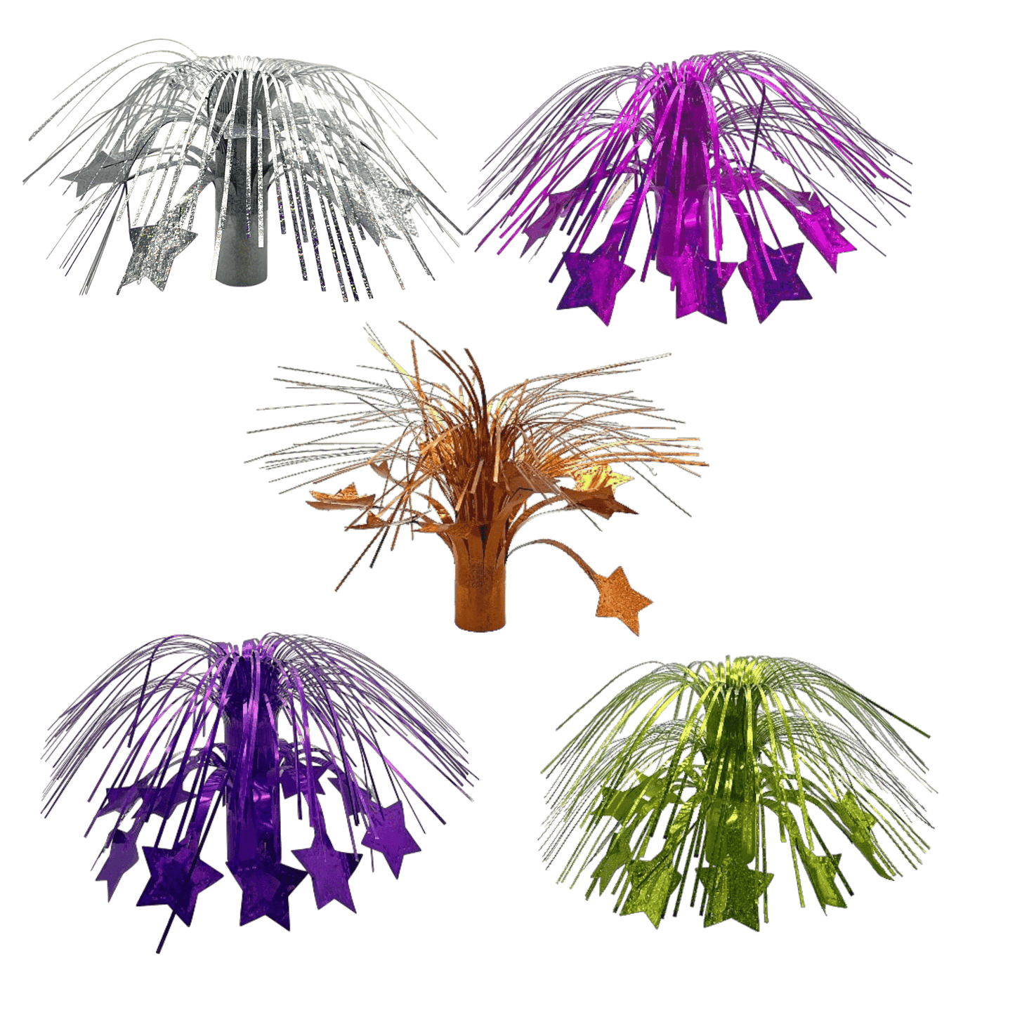 168g Balloon Weights - Stars Spray - American Celebrations, Inc.