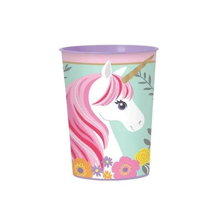 16oz Plastic Cup - Magical Unicorn (12ct) - Amscan