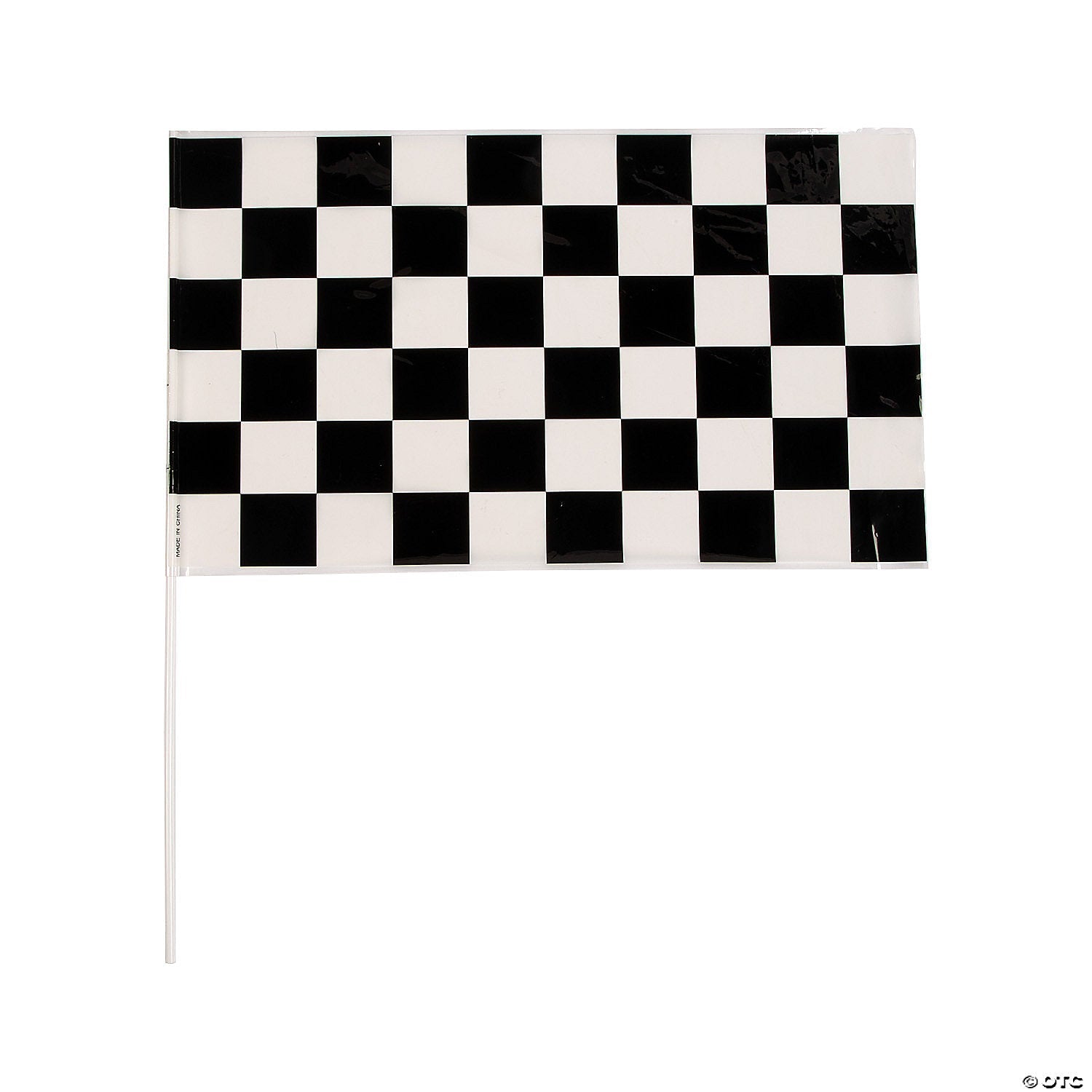 16x11 B&W Checkered Flags 16″ by Fun Express from Instaballoons