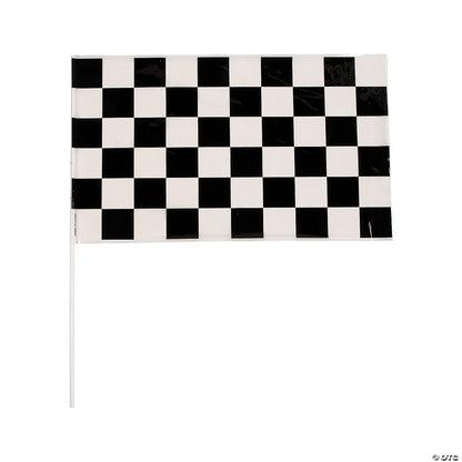 16x11 B&W Checkered Flags 16″ by Fun Express from Instaballoons
