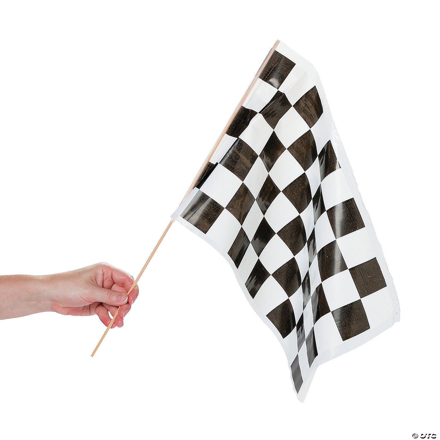 16x11 B&W Checkered Flags 16″ by Fun Express from Instaballoons