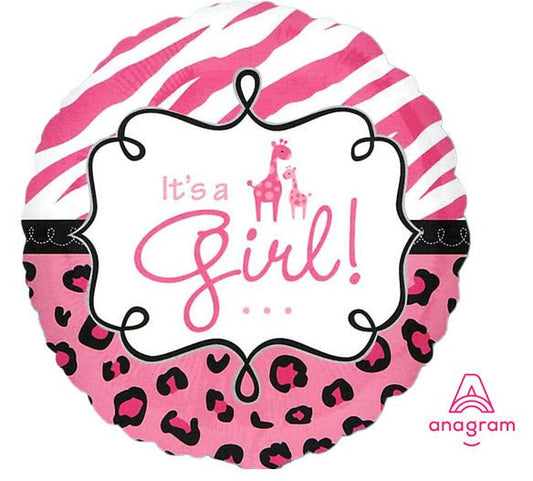 18" Animal Prints - It's A Girl - Anagram
