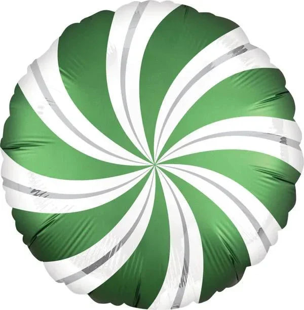 18" Candy Swirl - Emerald Green - Anagram