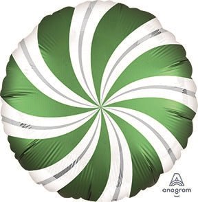 18" Candy Swirls - Green (10ct) - Anagram