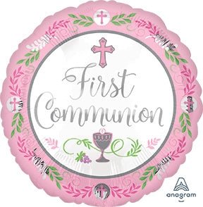 18" Communion Day - Pink - Anagram