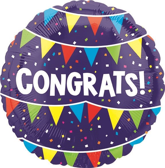 18" Congrats Bunting (25ct) - Anagram