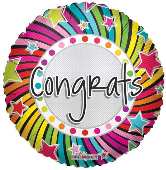 18" Congrats Spiral (100ct) - Conver USA