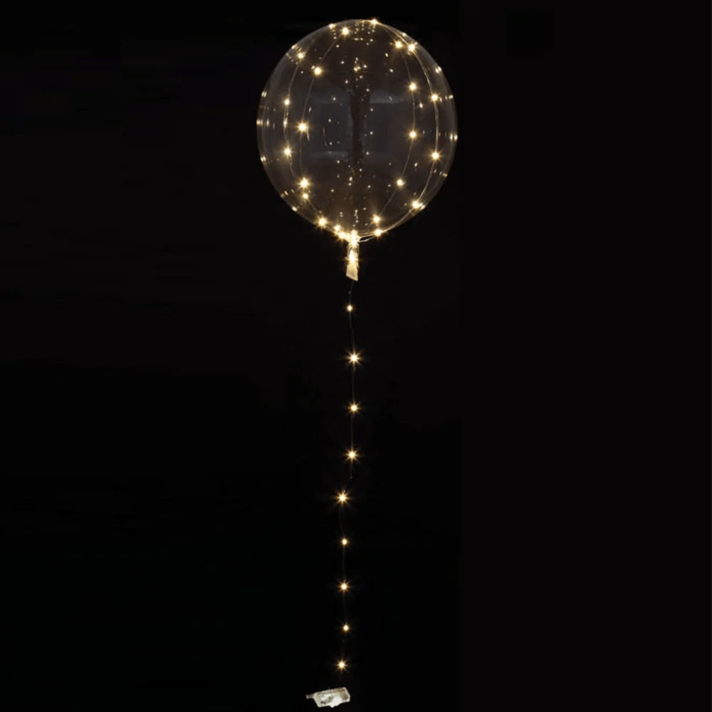 18" Crystal Clearz with White Lights - Anagram