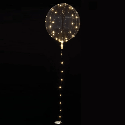 18" Crystal Clearz with White Lights - Anagram
