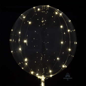 18" Crystal Clearz with White Lights - Anagram