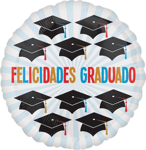 18" Felicidades Grad Caps - Anagram