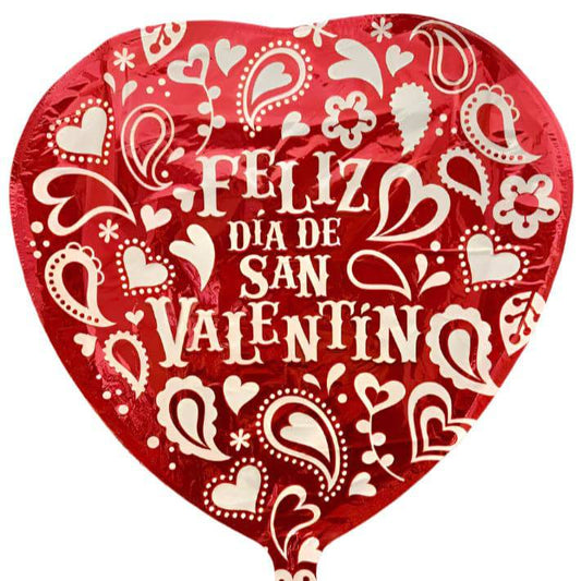 18" Feliz Dia De San Valentin