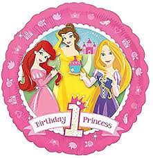 18" Foil Balloon - Princess 1st Birthday - Anagram