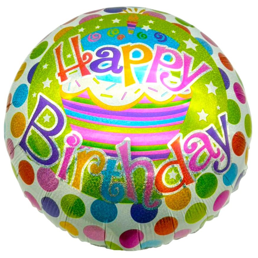 18" Happy Birthday - Polka dots (20ct) - Party America