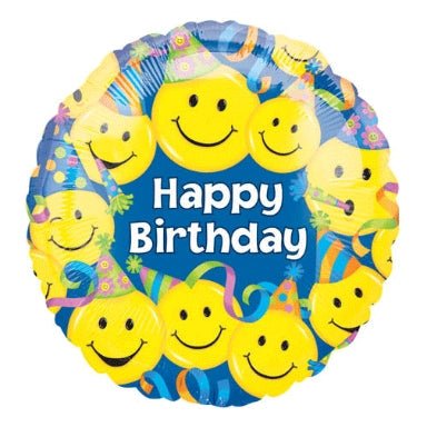 18" Happy Birthday Smiles - Anagram