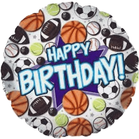 18" Happy Birthday - Sports (20ct) - Party America