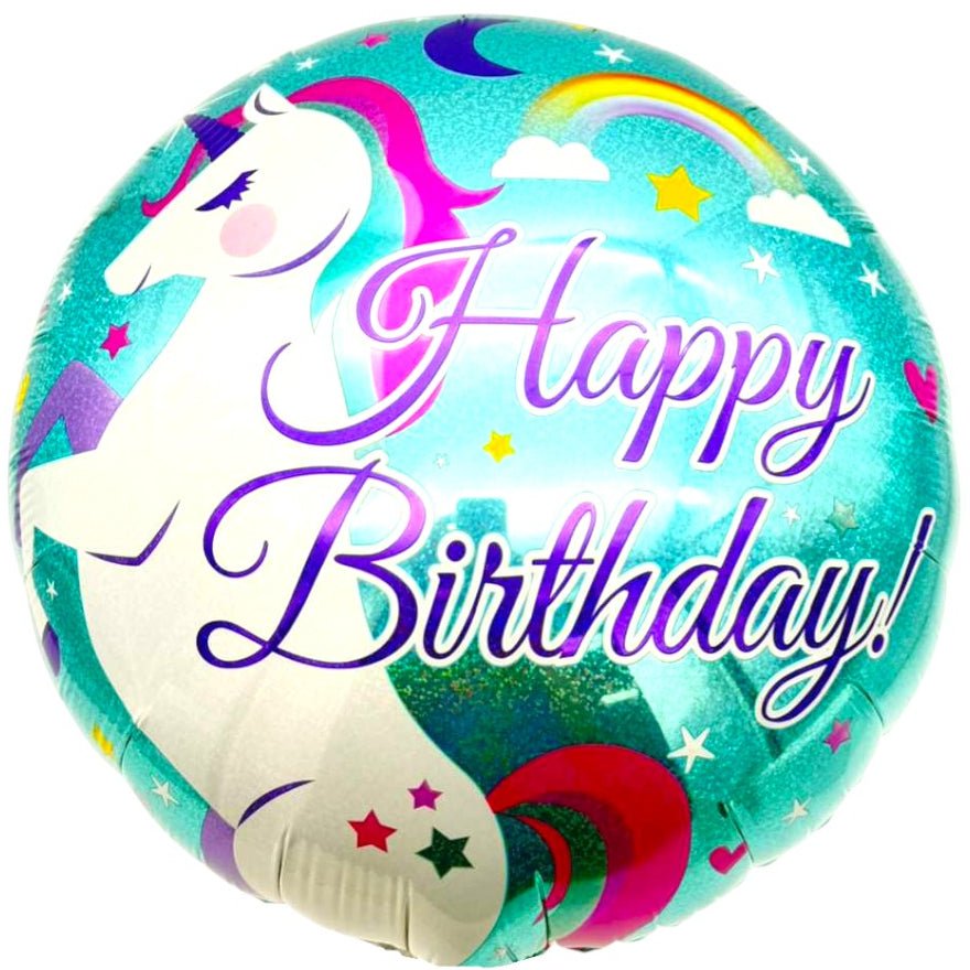 18" Happy Birthday Unicorn (20ct) - Party America