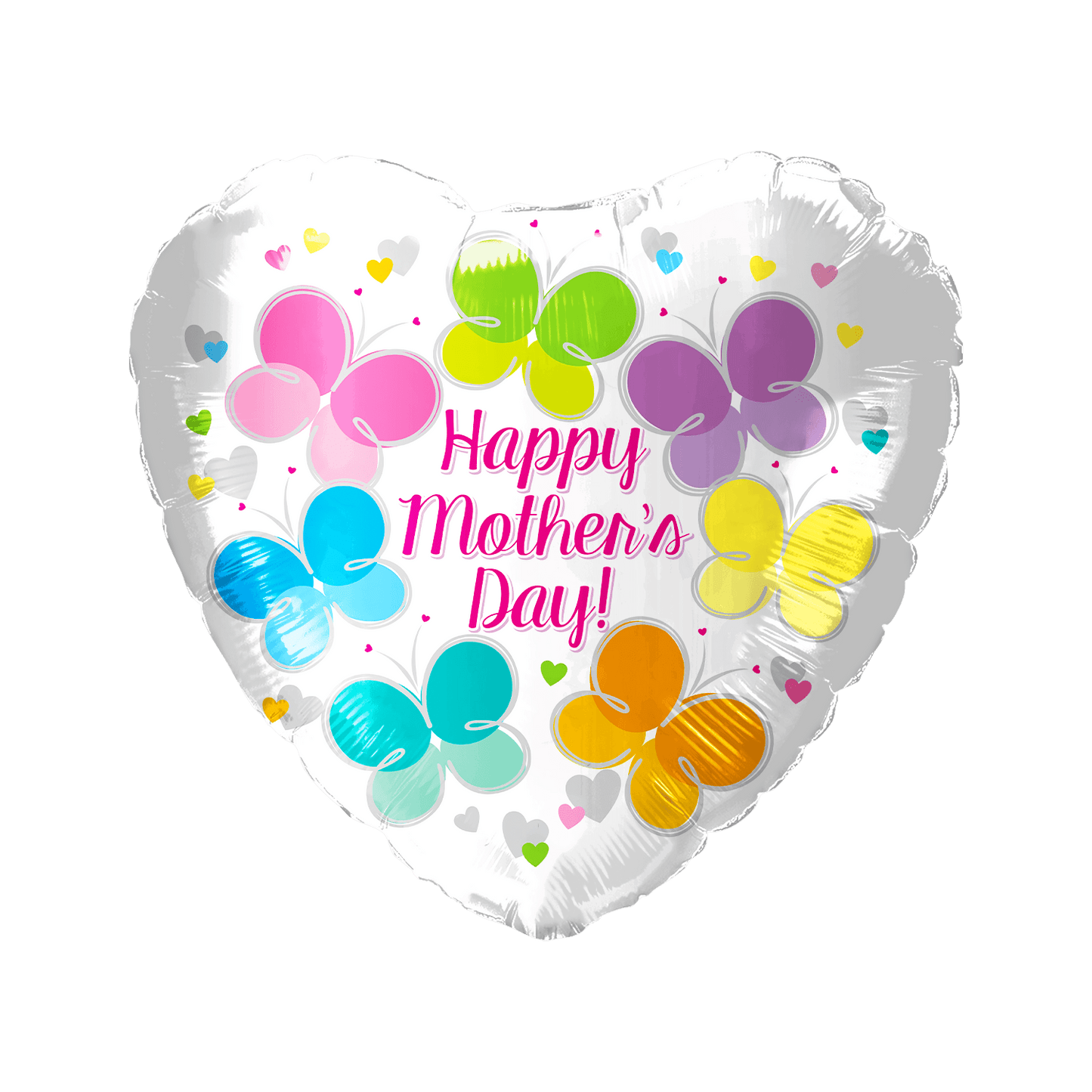 18" Happy Mother's Day Colorful Butterflies (50ct) - Party America