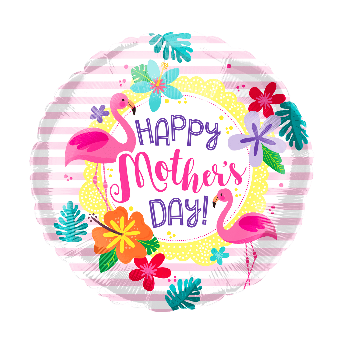 18" Happy Mother's Day Flamingo (50ct) - Party America