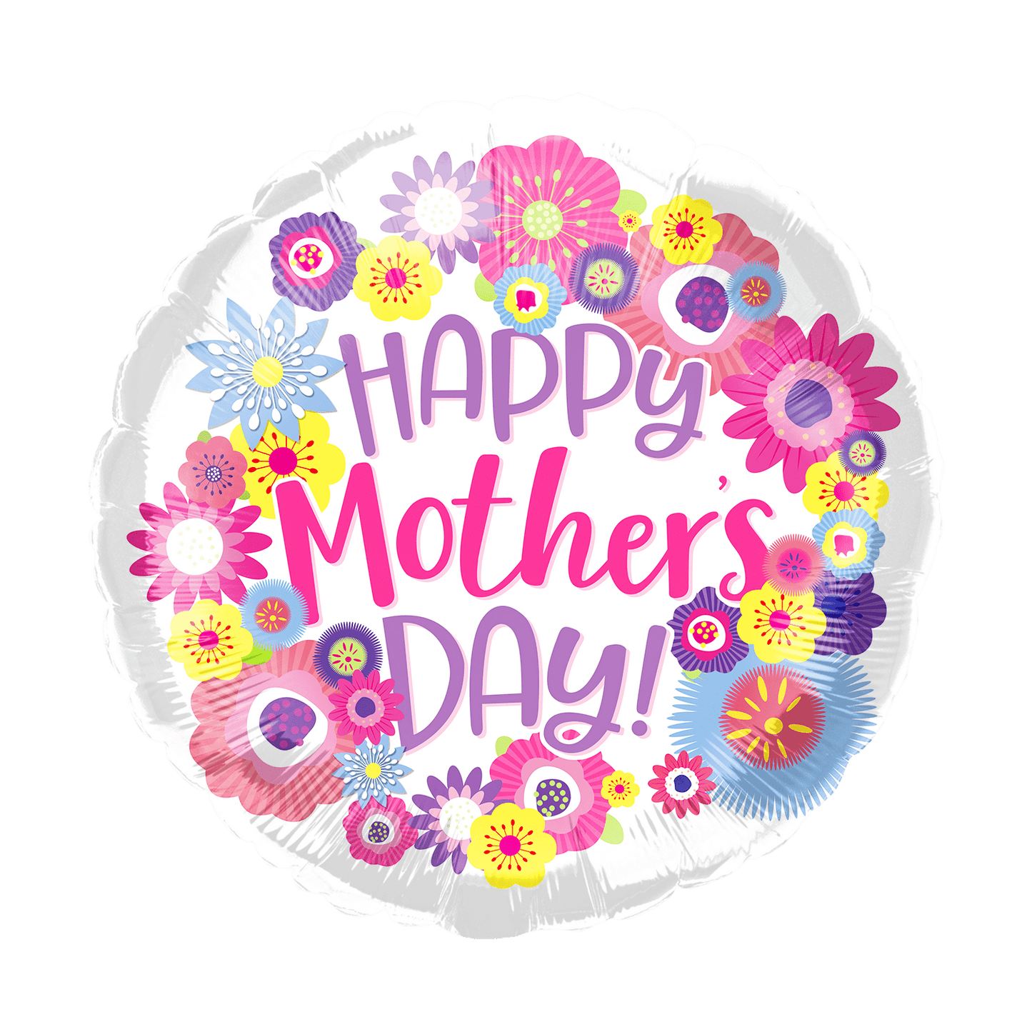 18" Happy Mother's Day Flowers (50ct) - Party America