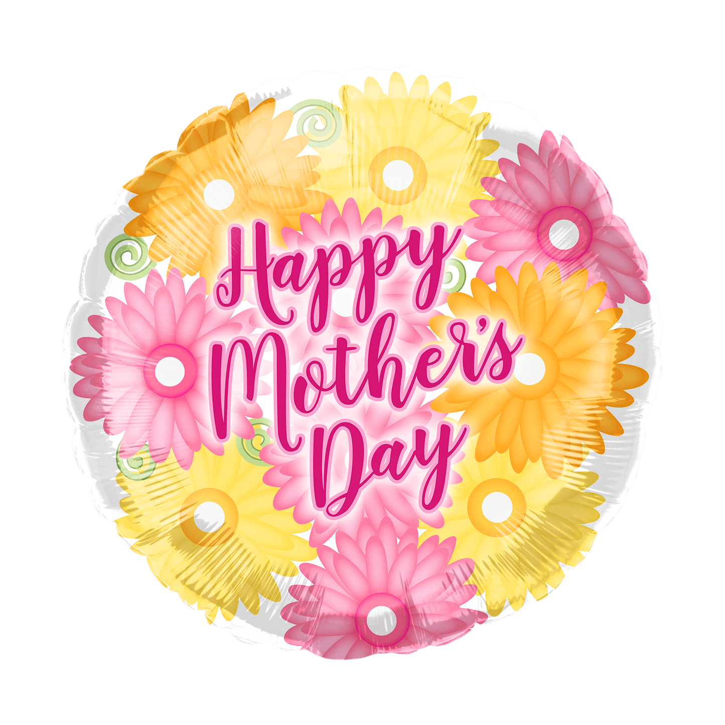 18" Happy Mother's Day Flowers (50ct) - Party America