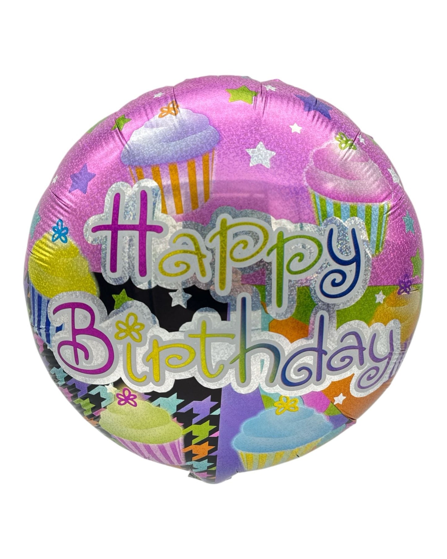 18" Happy Birthday - Cupcake (20ct) - Party America