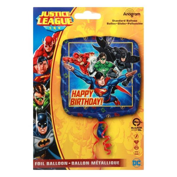 18" Justice League - Happy Birthday - Anagram