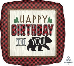 18" Little Lumberjack Birthday - Anagram