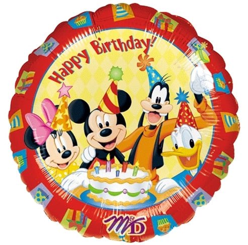 18" Mickey Mouse & Friends Happy Birthday - Anagram