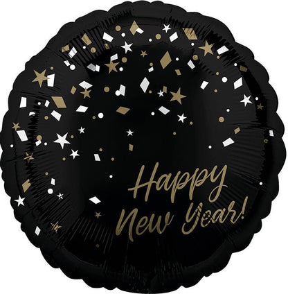 18" NEW YEARS Pop - Standard Foil Balloon - Pack of 10 - Anagram