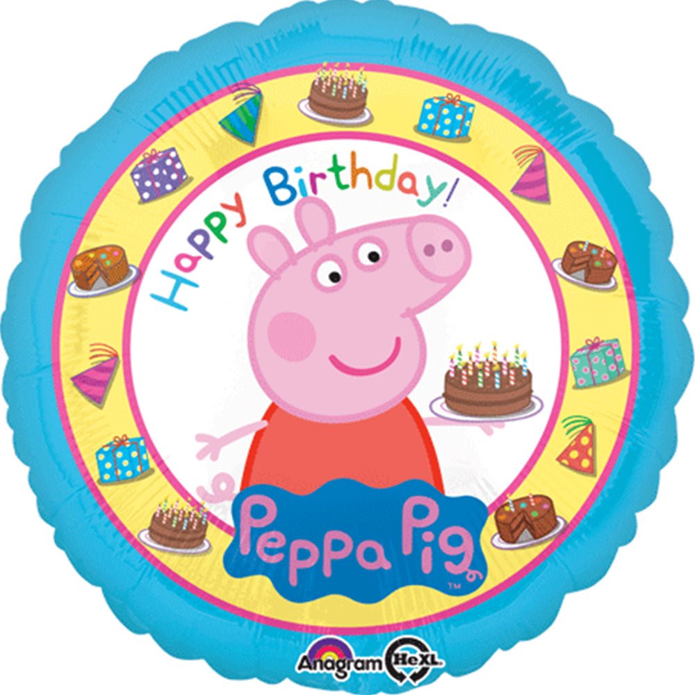 18" Peppa Pig Happy Birthday - Anagram