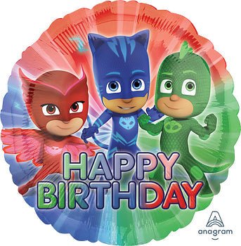 18" PJ Masks - Happy Birthday - Anagram