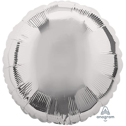 18" Round - Silver (25ct) - Anagram
