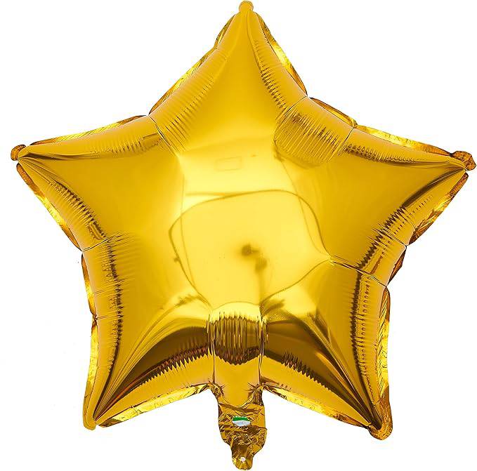 18" Solid Star - Gold (25ct) - Winner Party