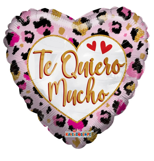 18" Te Quiero Much - Leopard Print - Conver USA