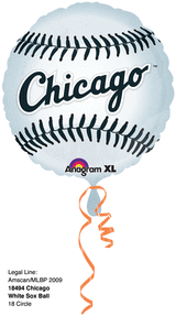 Chicago White Sox MLB Baseball 18″ Balloon