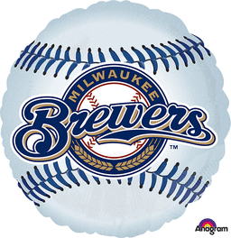 Milwaukee Brewers MLB Baseball Team 18″ Balloon
