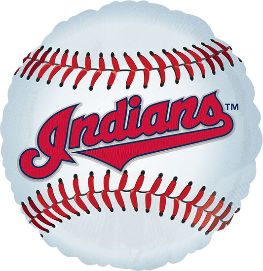 MLB Cleveland Indians Baseball Team 18″ Balloon