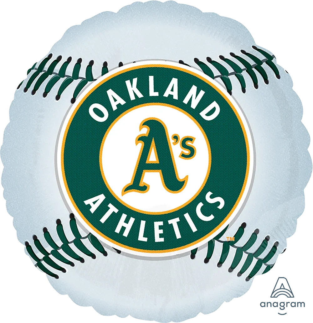Oakland Athletics MLB Baseball 18" Balloon