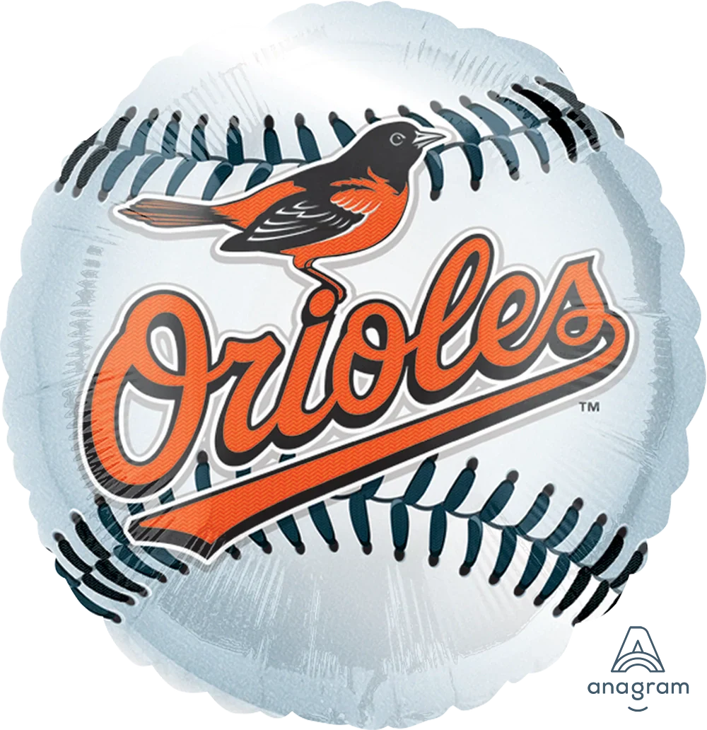 Baltimore Orioles MLB Baseball 18″ Balloon
