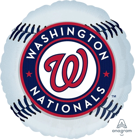 Washington Nationals MLB Baseball 18″ Balloon