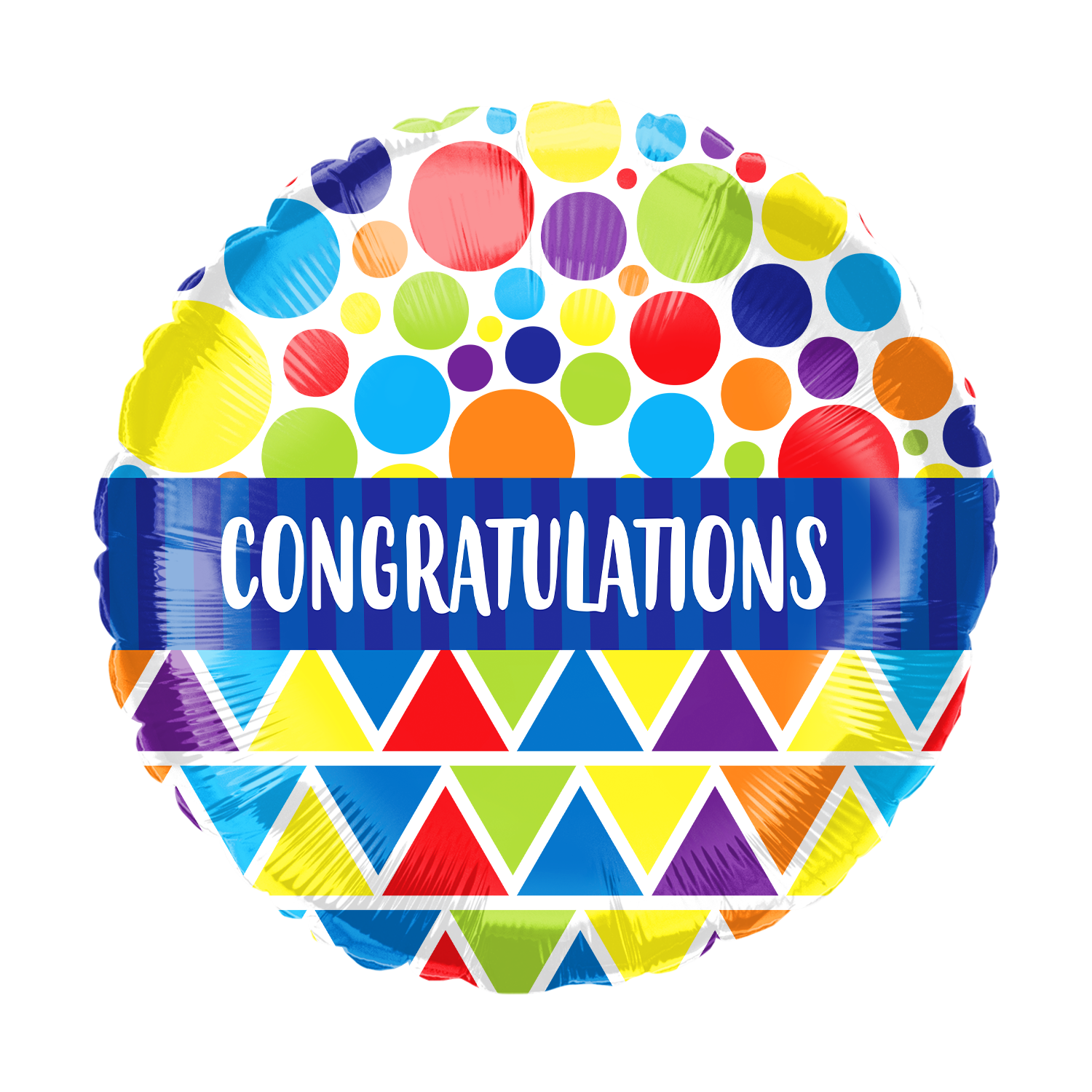 18in Congratulations 18″ Plastic Balloon by null from Instaballoons
