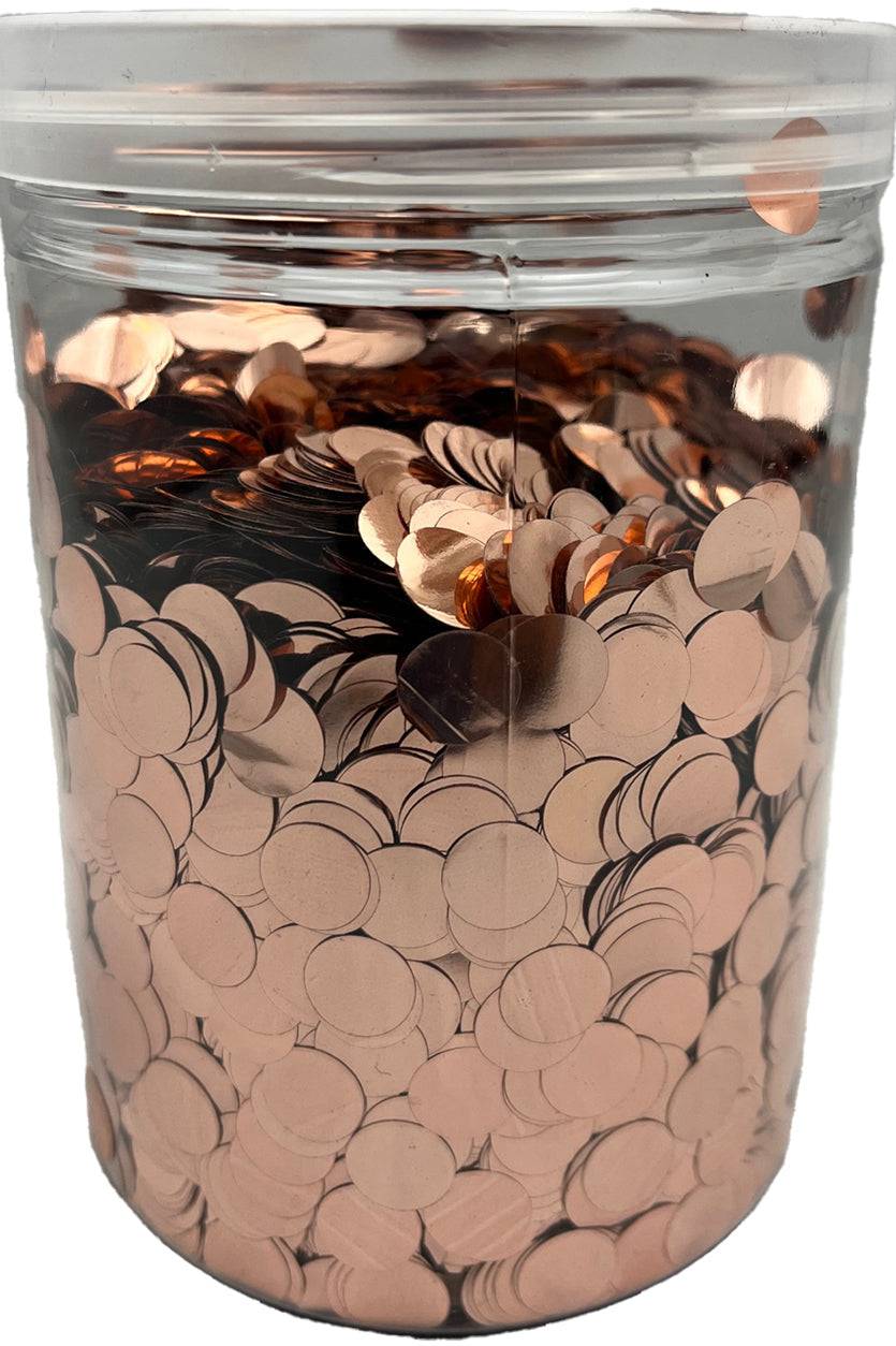 1cm Metallic Foil Confetti Jar - Winner Party